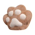 thumbnail image 1 of Cojín con forma de pata de gato, manta con forma de pata de gato, cojín decorativo con forma de pata de gato, regalo de cumpleaños, cojín de oficina, sofá Marrón oscuro, 1 of 9