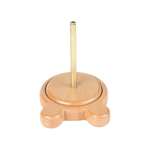 Wooden Yarn Ball Holder Organizer Yarn Rolling Holder Stand Thread Yarn