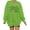 Bright Green, variant on KimSoong Women's White Christmas Sweatshirt Crew Neck Christmas Tree Pattern Shirt Oversized Christmas Pullover Sweater