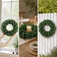 thumbnail image 5 of Christmas Wreath Artificial Pine Greenery Wreath 18 Inch Large - Christmas Decorations Wreath for Front Door Outdoor Evergreen Holiday Xmas Wreath Christmas Door Wreath, 5 of 8