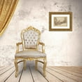 thumbnail image 3 of Claude Louis Desrais 18x15 Gold Ornate Wood Frame and Double Matted Museum Art Print Titled - Allegories of Africa and America, 3 of 4