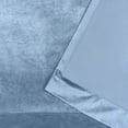 thumbnail image 4 of Exclusive Home Velvet Heavyweight Light Filtering Grommet Top Curtain Panel Pair, 54"x96", Slate Blue, 4 of 7