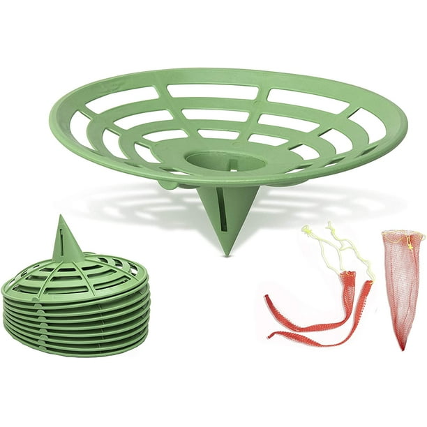 IMPROVWISE 10 Pack Large Melon Cradles Heavy Duty bed Support Stand for Fruits, Watermelon