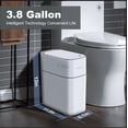 thumbnail image 5 of Joybos Automatic Touchless Motion Sensor Trash Can 3.8 Gallon Slim Design Waterproof Wastebasket Plastic Trash Can For Bathroom, Bedroom, Kitchen, Office,Living Room, 5 of 9