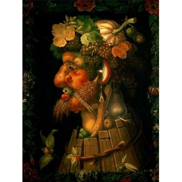 Selected Artworks PDX3GA154SMALL Autumn Poster Print by Giuseppe Arcimboldo&#44; 11 x 14 - Small