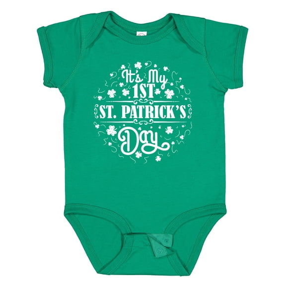 Inktastic My First St Patricks Day Boys or Girls Baby Bodysuit