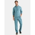 thumbnail image 2 of Athletic Works Men's & Big & Tall Men's Fleece Hoodie Sweatshirt, Sizes XS-4XLT, 2 of 5