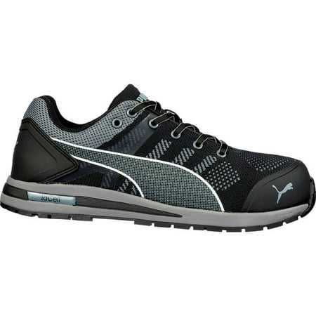 PUMA Safety Elevate Knit Low Composite Toe ESD Work Shoe Black 643165 Size 11