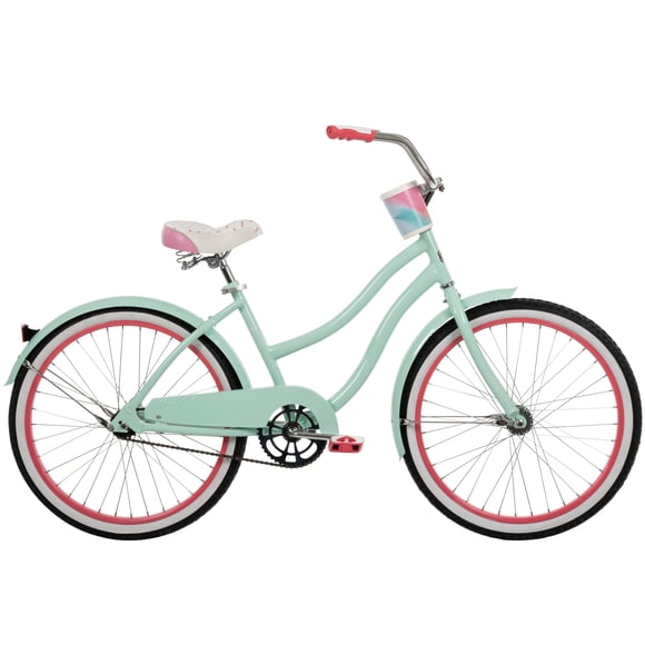 Huffy 24” Good Vibrations Cruiser Bike, Fits Riders 58”-70”, Mint, Teens/Adults, Girls