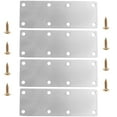 thumbnail image 1 of Miangastore Repair Fixed Hardware Silver 4Pack 5.4x2.0x0.07in, 1 of 8