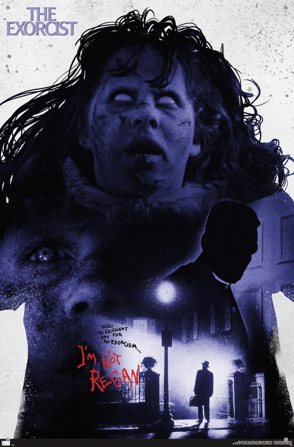 The Exorcist - I'm Not Regan Wall Poster with Pushpins, 22.375" x 34"