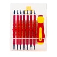 thumbnail image 5 of Magnetic Insulated Screwdriver Kit: Professional Electrician & Home Repair Tool Set with Flathead/Phillips Bits, Durable High-Quality Construction, and Portable Bag Storage for Efficient Maintenance, 5 of 5