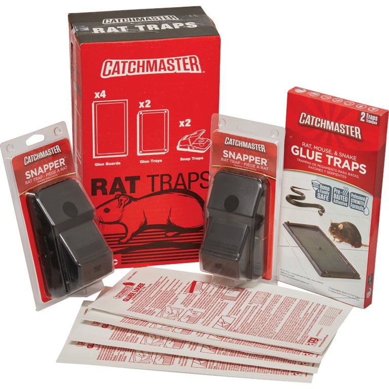  Catchmaster - Trampas de pegamento para ratas, ratones