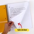 thumbnail image 4 of Five Star Wirebound Notebook, 5-Subject, 200 College-Ru Sheets, 11 x 8.5 Inch Sheet Size, Green (72079), 4 of 5