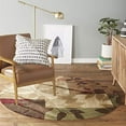 thumbnail image 1 of Home Dynamix Amelia Tapis Moderne 52" Rond Beige/vert/rouge, 1 of 3