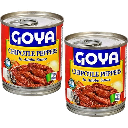 Goya Chipotle Peppers in Adobo Sauce 7 oz. (Pack of