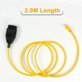 thumbnail image 2 of ENET ESYS 2M Ethernet to OBD Interface Cable for BMW F Series - Engine Diagnostic Tool Compatible With I-Sta, ICOM Coding, Rj45 to OBD2, Bootmod3, Bimmercode Programming, Brushing Hidden Data, 2 of 5
