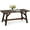 Carbonized, variant on Outdoor Coffee Table, Thick Wooden Patio Adirondack Coffee Table with Slatted Tabletop, Solid Wood Rustic Rectangle Center Table for Deck, Garden, Balcony, Indoor or Outdoor Use, Natural