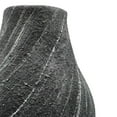 thumbnail image 4 of Bergamo Art 12 Inch Tall Modern Black Ceramic Vase in Black, 4 of 4