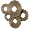 thumbnail image 4 of Uttermost Ahmet Contemporary Iron Metal Rings Wall Decor in Soft Gold, 4 of 7