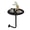 Black,13.78*17.72in, variant on Shangmakel Wall-Mounted Round Bar Table, L-Shaped Iron Base Cocktail Table for Pub, Bistro, Kitchen, Modern Floating Drink Table, Small Metal Side Table for Home, Living Room, Office