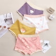 thumbnail image 1 of Ropa interior infantil boxers femeninos de algodón bacteriostático ropa interior para niñas boxers triangulares para niños grandes, 1 of 5