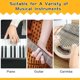 thumbnail image 5 of Silicone Finger Protector Guitar, 40 Pieces 5 Sizes Non-Slip Rubber Finger Protector for Kids Adults, Finger Protector Guitar Strings Ukulele Instrument Finger Protection, 5 of 5