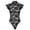 Black, variant on Womens Lace Bodysuit, Elegant Backless Teddy Lingerie, 1-Pack, Polyester Crisscross Lace Up Design for Nightwear Black M
