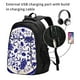 thumbnail image 2 of Balery Blue And White Porcelain Pattern Mochila con carga USB para hombre y mujer - Mochila impermeable y antirrobo para portátil con puerto USB para viajes, trabajo, estudios y universidad, 2 of 7