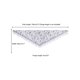 thumbnail image 3 of INSPIRE CHIC Chal de Encaje Mantilla de Tul, Cubierta Triangular para la Cabeza, Velo de Iglesia para Misa, Damas de Honor de Boda 51.2"x15.7" Gris Negro, 3 of 5