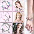 thumbnail image 4 of 112pcs Charm Bracelet Making Kit Jewelry Making Kit Girls Gift Beads Chain Set For Girls Christmas Advent Calendar For Kids_Perfect Gift, 4 of 5