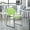 Green Plastic/Black Frame, variant on Emma + Oliver Navy Ultra-Compact School Stack Chair - Office Guest Chair/Student Chair