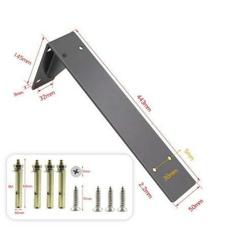 

Heavy Duty Mantel Brackets Large Metal Shelf Wall Mounted Floating Triangle