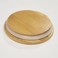 thumbnail image 5 of ITY International - Set of 3 Airtight Ceramic Storage Jars with Bamboo Lid, Size Large, White and Black, 5 of 5
