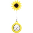 thumbnail image 1 of SHISUYAN 1Pc Sunflower Design Nurse Watch Hanging Buckle Pocket Watch Simple Student Watch, 1 of 8