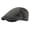 Black, variant on Korean Style Washed Denim Hat Women's Beret British Retro Simple Plain Duckbill Cap Cotton Forward Cap Men