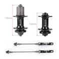 thumbnail image 4 of ZLight Lightweight Mountain Bike Hubs Front Hub 2 Bearing Rear Hub 4 Bearing For Performance Oriented Riders And Is Stable Black Back 100mm 135mm, 4 of 6