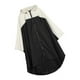thumbnail image 4 of Impermeable ligero para mujer Sunnimix con capucha negro Beige, 4 of 6