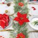 thumbnail image 1 of Pinos y Canes de Navidad, Ramas de Navidad con Luces, Tres Colores de Flor, Cabezas de Flor Rojas, para Decoración de Hogar y Jardín, Perfectos para Exterior, Resistente al Clima, Iluminación LED,, 1 of 7
