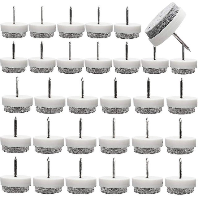 14mm 48 Uds. Deslizadores de plástico para muebles, tornillos de fieltro duraderos, deslizadores de fieltro