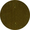 thumbnail image 1 of Ahgly Company Indoor Round Abstract Green Contemporary Area Rugs, 7' Round, 1 of 1