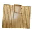thumbnail image 4 of Portavasos de Bambú para Sofá, Bandeja para Sofá, Portavasos para Bebidas, Refrigerios, Portavasos para Sofá Y Bandeja para Apoyabrazos de Sofá con Po, 4 of 7