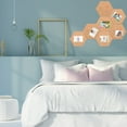 thumbnail image 3 of Miangastore 1 Set Hexagonal Bulletin Board Message Display Durable for Office Workers, 3 of 8