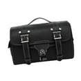 thumbnail image 5 of TTETTZ Motorcycle Tail Bag Multifunctional PU Leather Smooth Zipper Rear Rack Trunk Black, 5 of 9