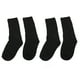 thumbnail image 2 of Calcetinas Anchos Eláshicos Suaves Transíbles para Hombres Mujeres Ancianos Negros 2 Pares, 2 of 7