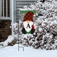 thumbnail image 6 of Briarwood Lane Winter Gnome Burlap Monogram Letter a Garden Flag, 6 of 7
