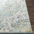 thumbnail image 3 of Hauteloom Whippany Living Room, Bedroom Area Rug - Traditional - Light Blue, Beige, Light Slate - 6'7" x 9', 3 of 7