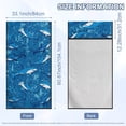 thumbnail image 7 of KUIFORTI Blue Shark Car Front Seat Covers Portable Anti-Slip Car Sweat Towel Seat Cover with Storage Bag Easy Installation for Yoga,Gym,Workout,Sports,Running,Camping and Beach, 7 of 7