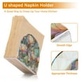 thumbnail image 5 of Yayeee Napkin Holder for Table Kitchen Paper Tissue Organization, Colorful Water Lilies Pattern, 5 of 8