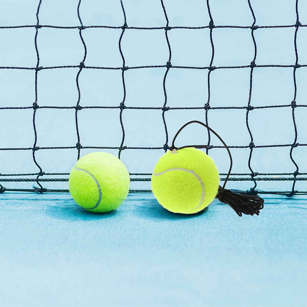 Raindrops 12 Pcs Trainer Rebound Balls with String Training Tool Portable Tennis Training Balls for Beginners Tennis Practice Equipment